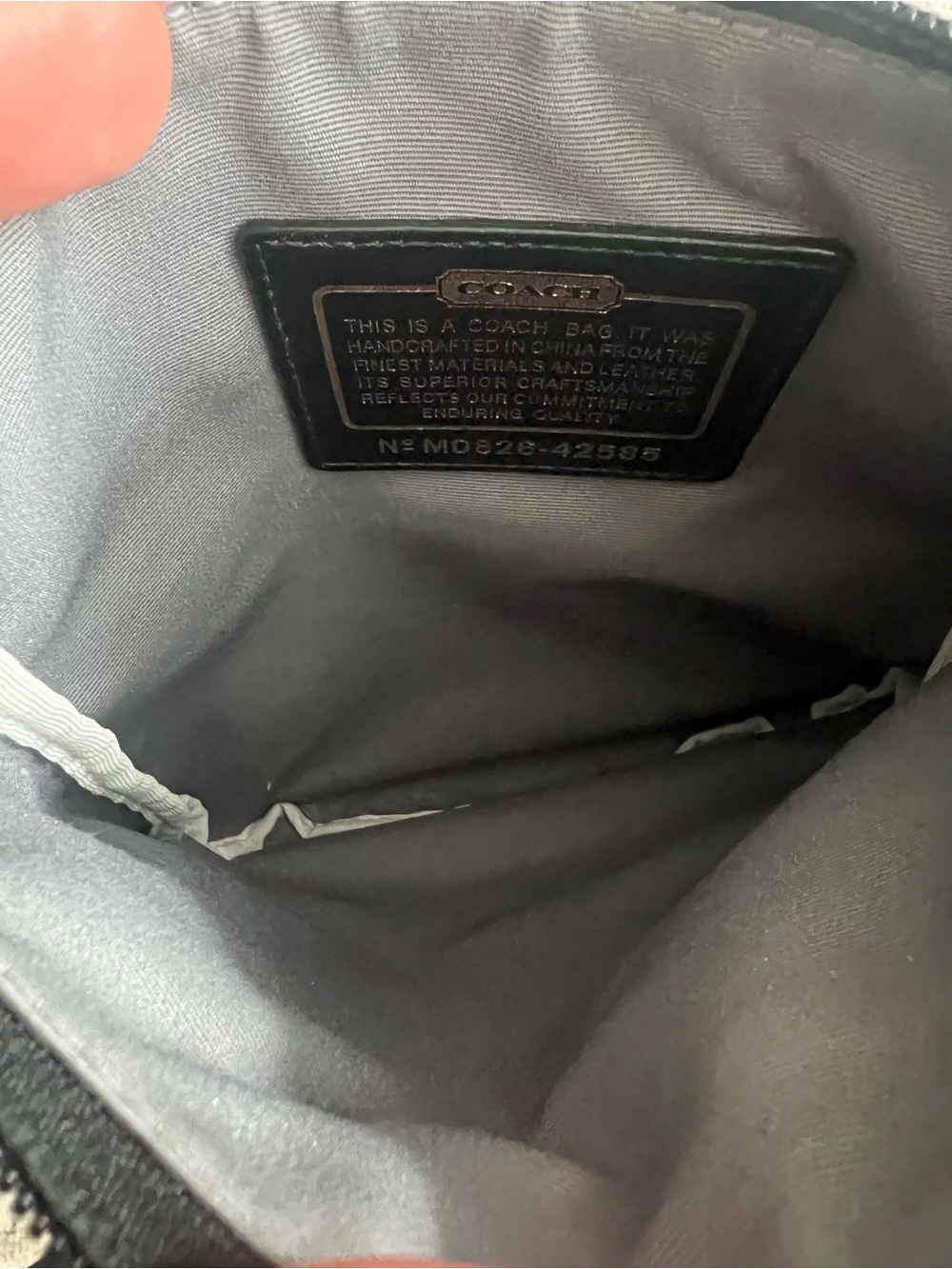 Coach Black Leather Crossbody Bag - Picture 4 of 4